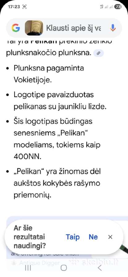 Plunksnakotis ,Pelikan'' - nuotraukos Nr. 9