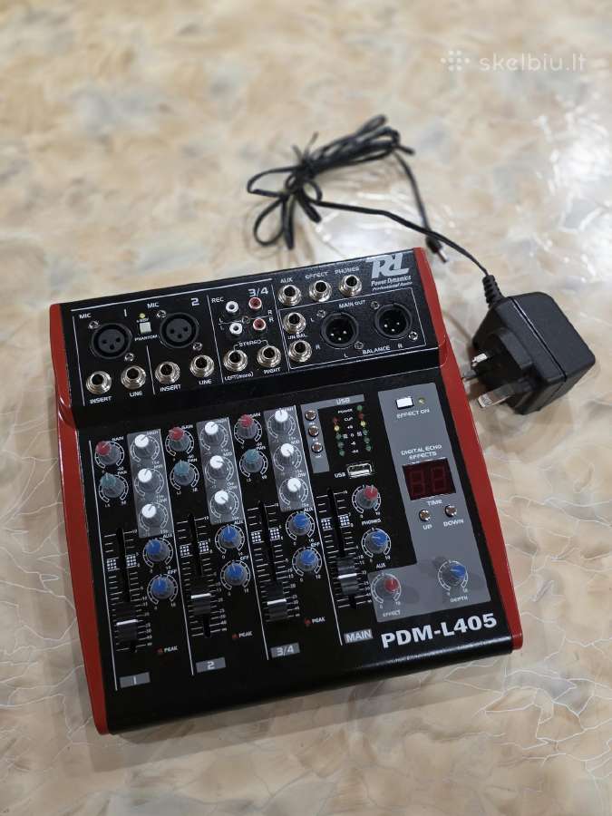 Pdm-l405 Music Mikšeris 4 kanalų