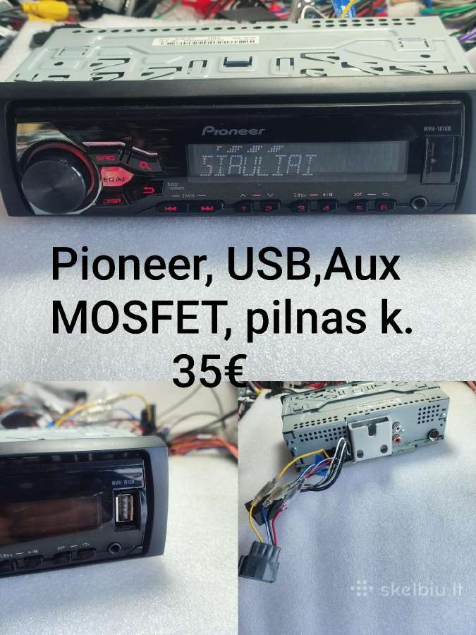 Automagnetola bluetooth, Usb, tel.laikiklis - nuotraukos Nr. 8