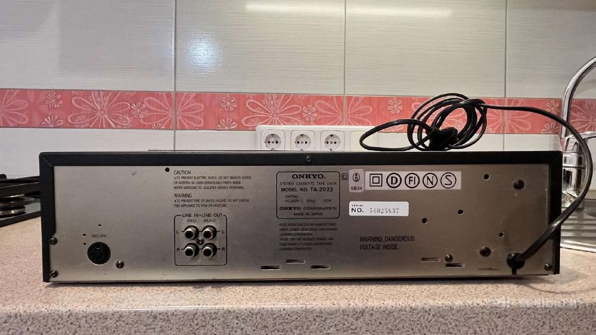 Kasetine deka Sony: Onkyo - nuotraukos Nr. 8