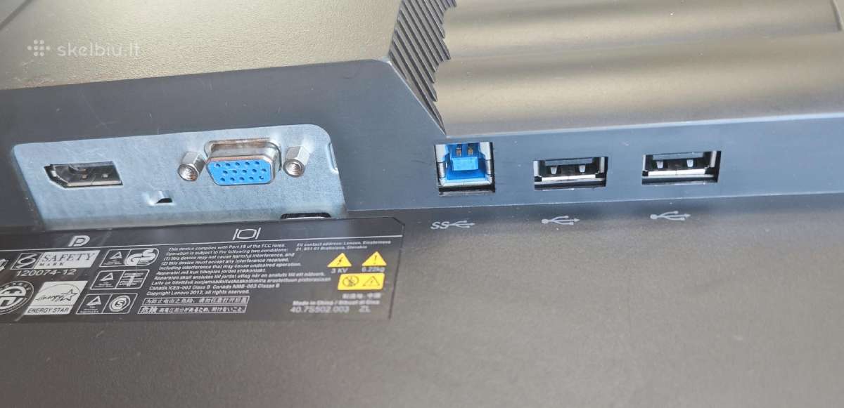 Monitorius Lenovo Thinkvision Lt2323zwc - nuotraukos Nr. 8