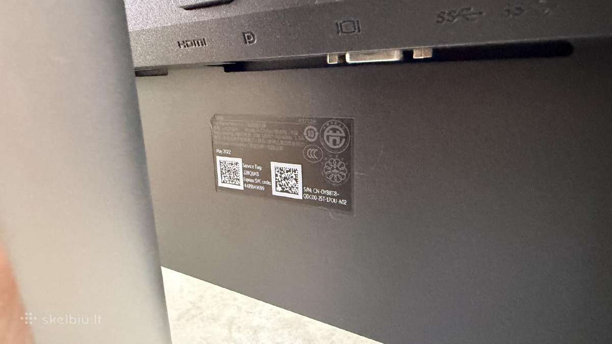 Monitorius Dell P2722h 27 Fdh - nuotraukos Nr. 5