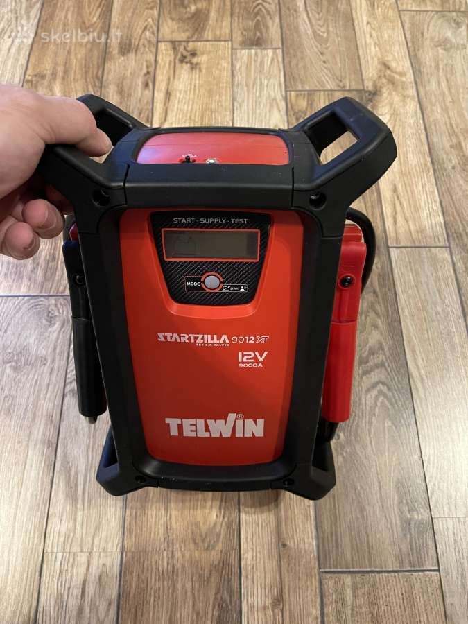 Telwin Startzilla 9012xt 12v užvedėjas, testeris
