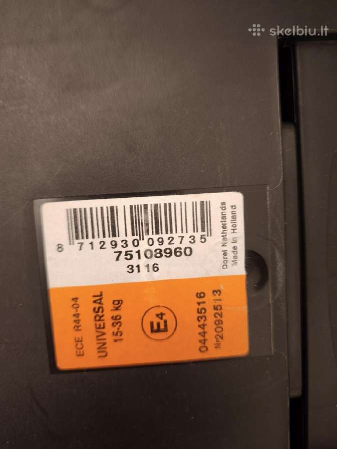 Maxi-cosi Rodi Air Protect, pilka, 15 - 36 kg. - nuotraukos Nr. 10