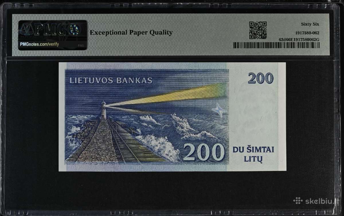1997 m. 200 litų Pmg66 - nuotraukos Nr. 2