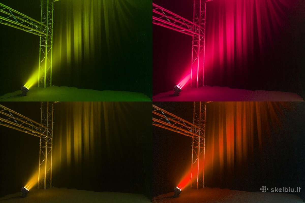 Beamz Starcolor75 Ip65 9x 8w Rgba Par - nuotraukos Nr. 8