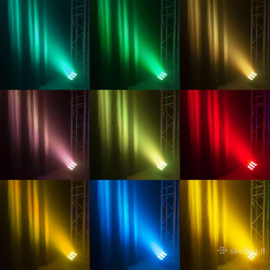 Beamz Starcolor75 Ip65 9x 8w Rgba Par - nuotraukos Nr. 9
