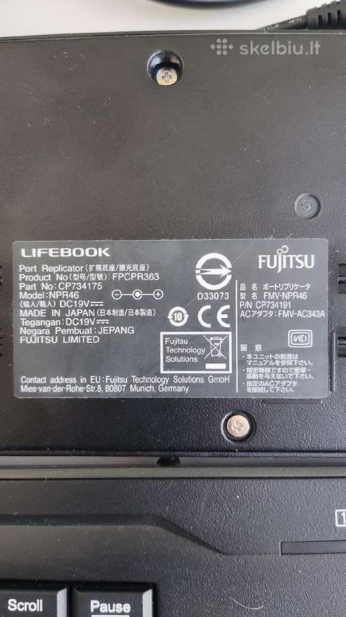 Fujitsu Dy24-9t monitorius - nuotraukos Nr. 2