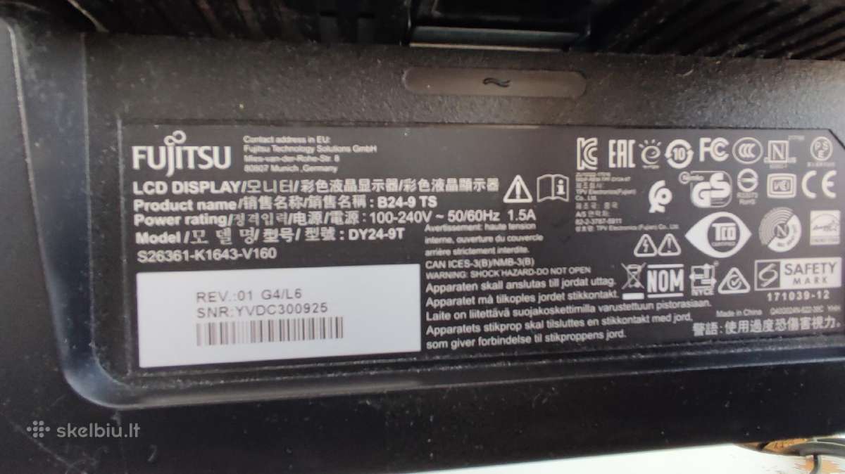 Fujitsu Dy24-9t monitorius - nuotraukos Nr. 5