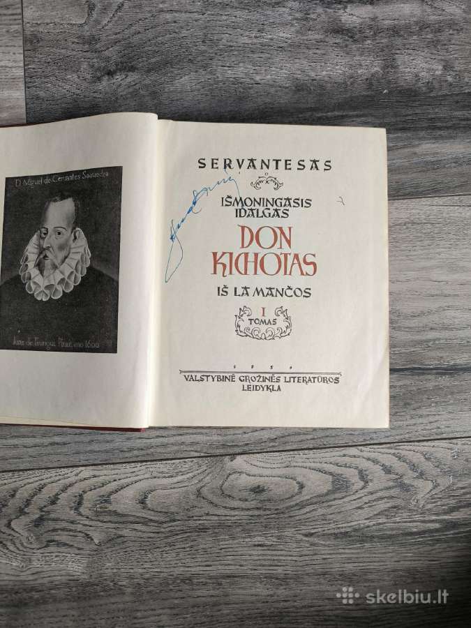 Servantesas "Don Kichotas" 1959m. I ir II tomai - nuotraukos Nr. 2