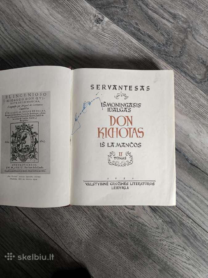 Servantesas "Don Kichotas" 1959m. I ir II tomai - nuotraukos Nr. 3