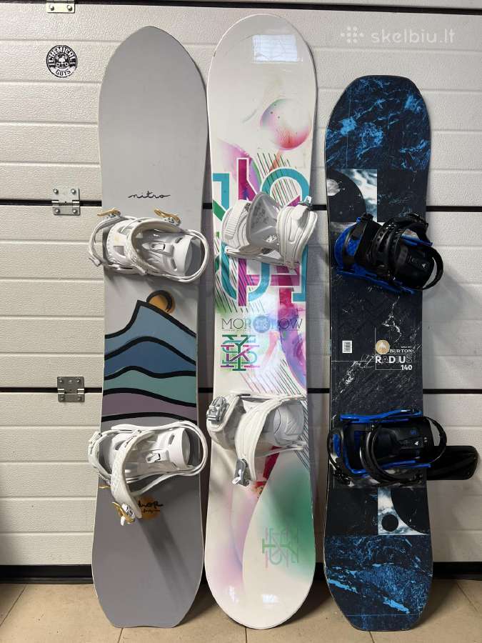 Burton Nitro snieglentes 140-160w+apkaustai+batai - nuotraukos Nr. 2