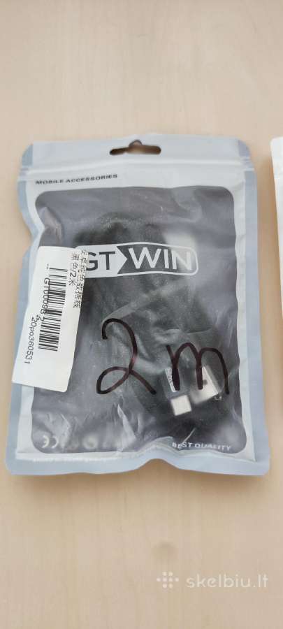Mikro Usb Laidai Juodi (3 vnt.) - nuotraukos Nr. 4