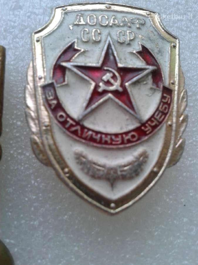 Kariniai sovietmečio ženklai 2 vnt + dovana - nuotraukos Nr. 7