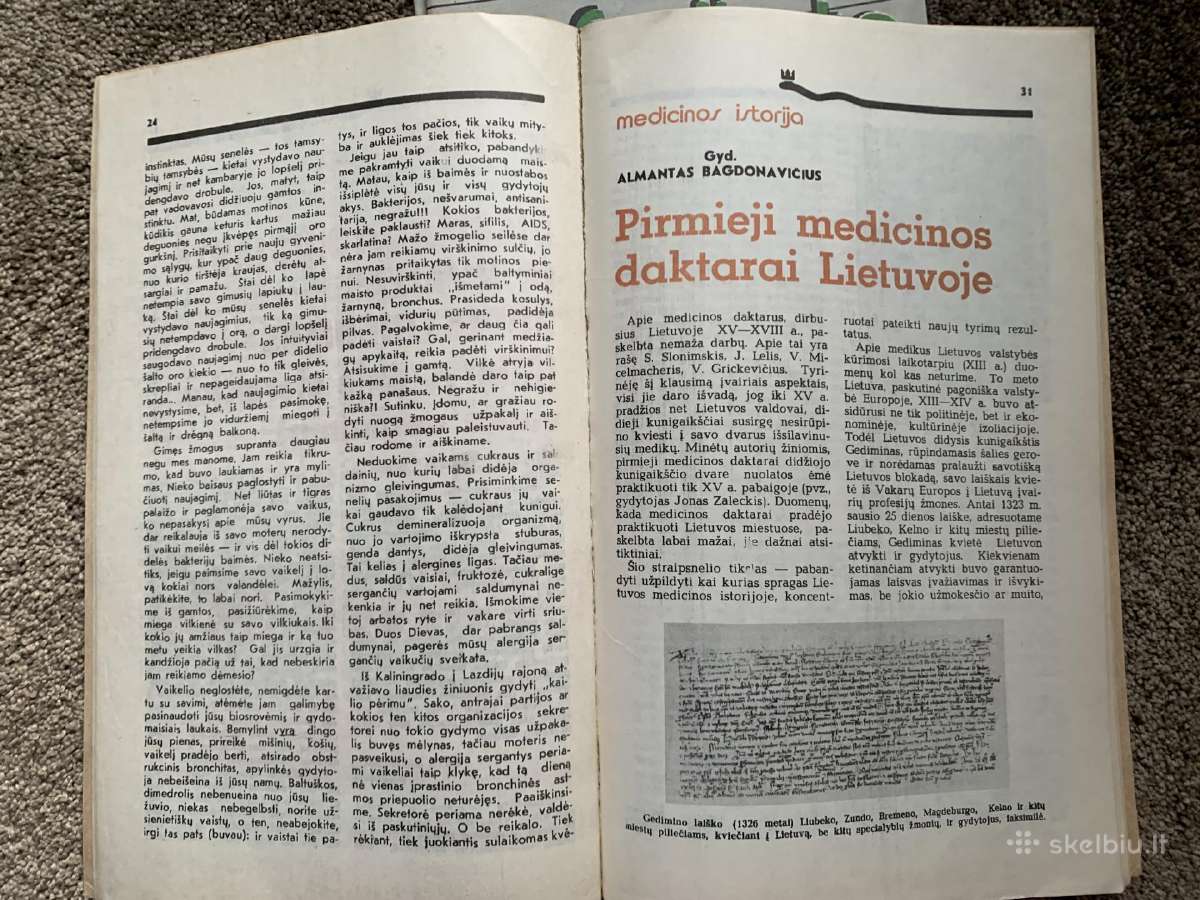 Žurnalas Sveikata 1991-1992 metai, 8vnt. - nuotraukos Nr. 5