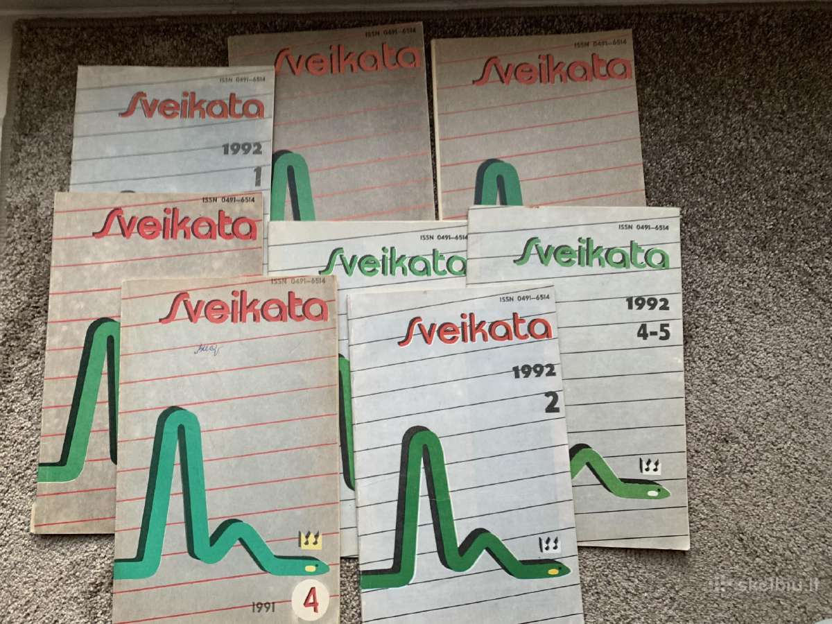 Žurnalas Sveikata 1991-1992 metai, 8vnt. - nuotraukos Nr. 4