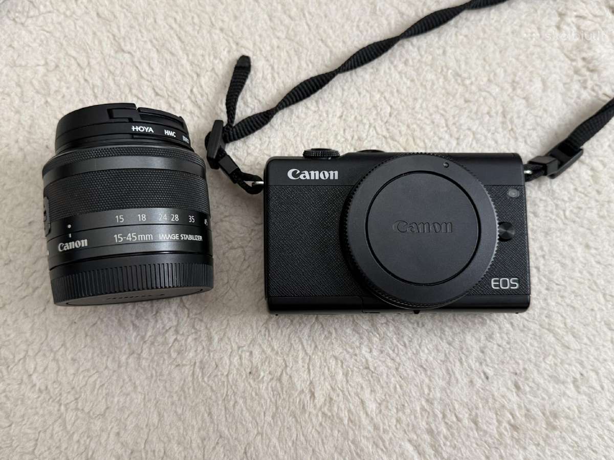 Parduodu Canon EOS M200 + 15–45mm komplektą (su kr - nuotraukos Nr. 2
