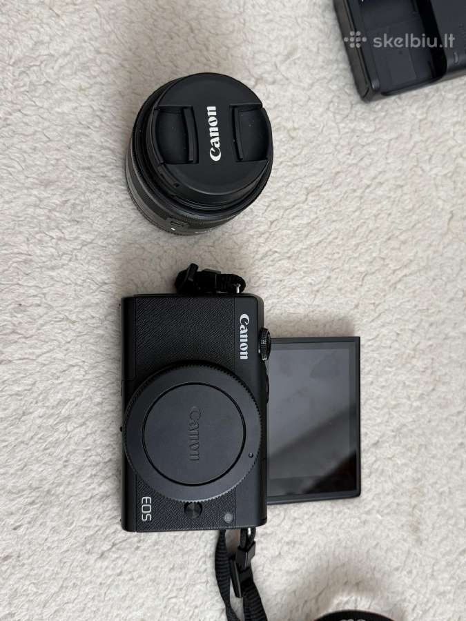 Parduodu Canon EOS M200 + 15–45mm komplektą (su kr - nuotraukos Nr. 3