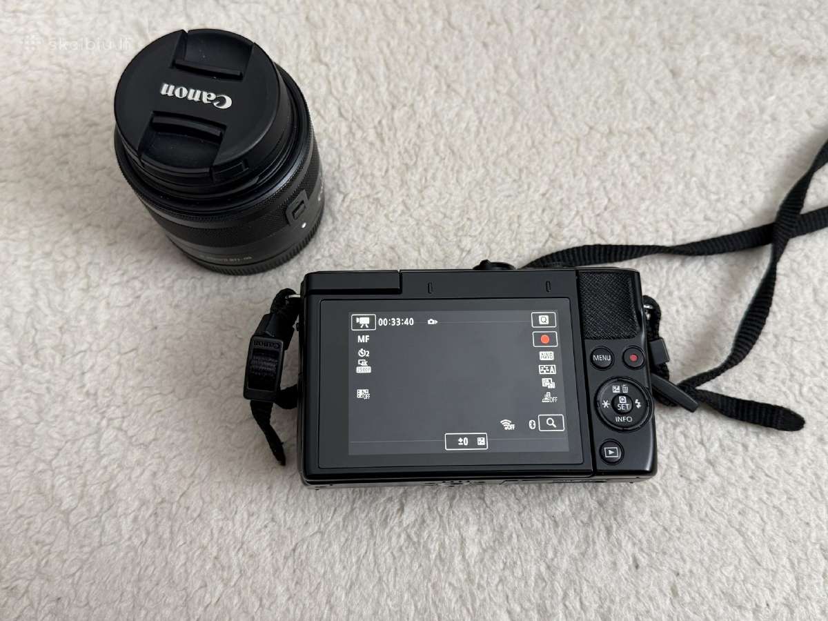 Parduodu Canon EOS M200 + 15–45mm komplektą (su kr - nuotraukos Nr. 4