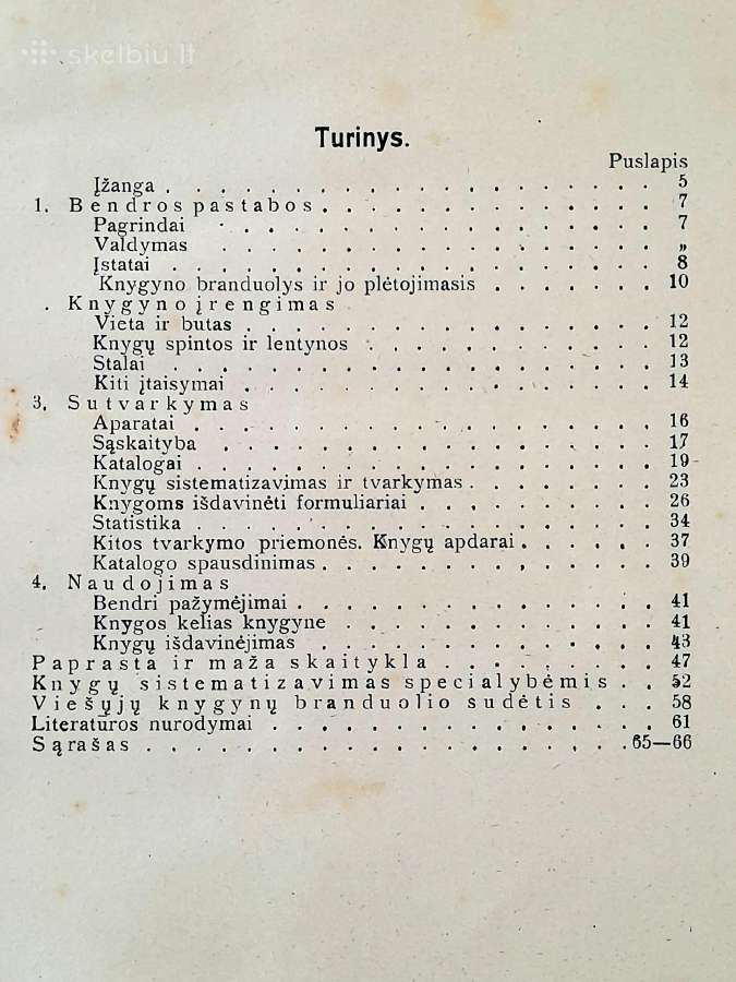 "Mažas knygynas jo įrengimas ir tvarkymas" 1924m - nuotraukos Nr. 2