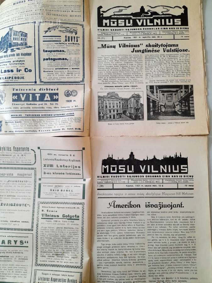 "Mūsų Vilnius" 1931m - nuotraukos Nr. 2