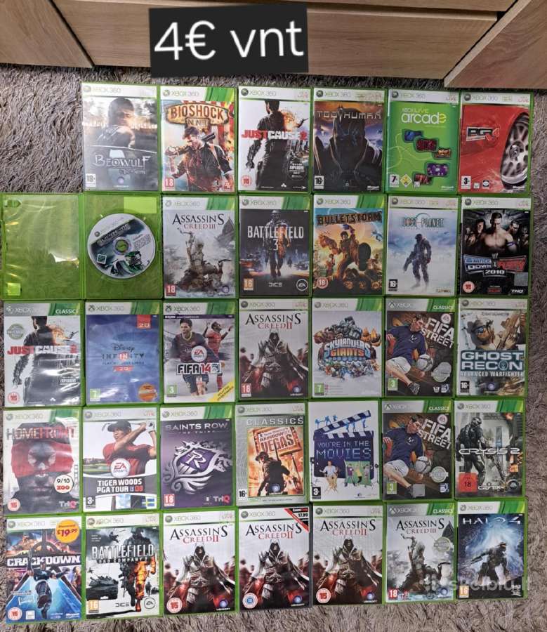Xbox 360 ir Xbox one žaidimai
