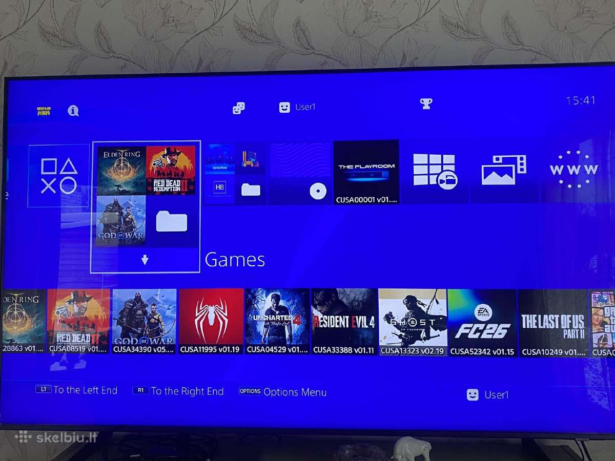 Atrištas Playstation 4 Slim 1tb +13 žaidimų - nuotraukos Nr. 6