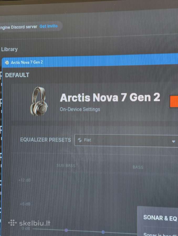 Steelseries arctis nova 7 Gen 2 wirreless - nuotraukos Nr. 10