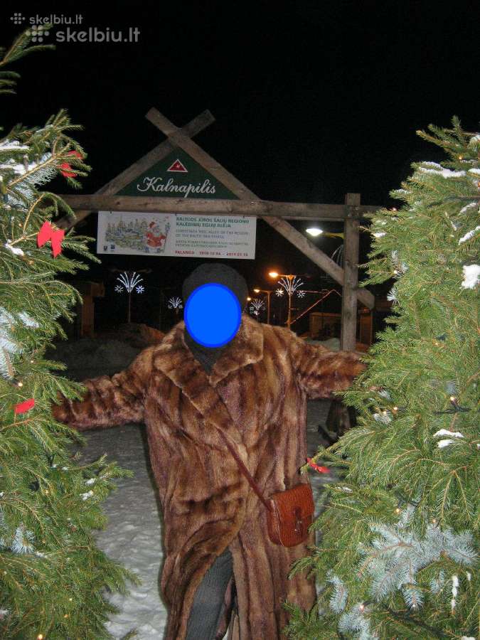 Originalus kailinis paltas. Kainos pasiūlymas.