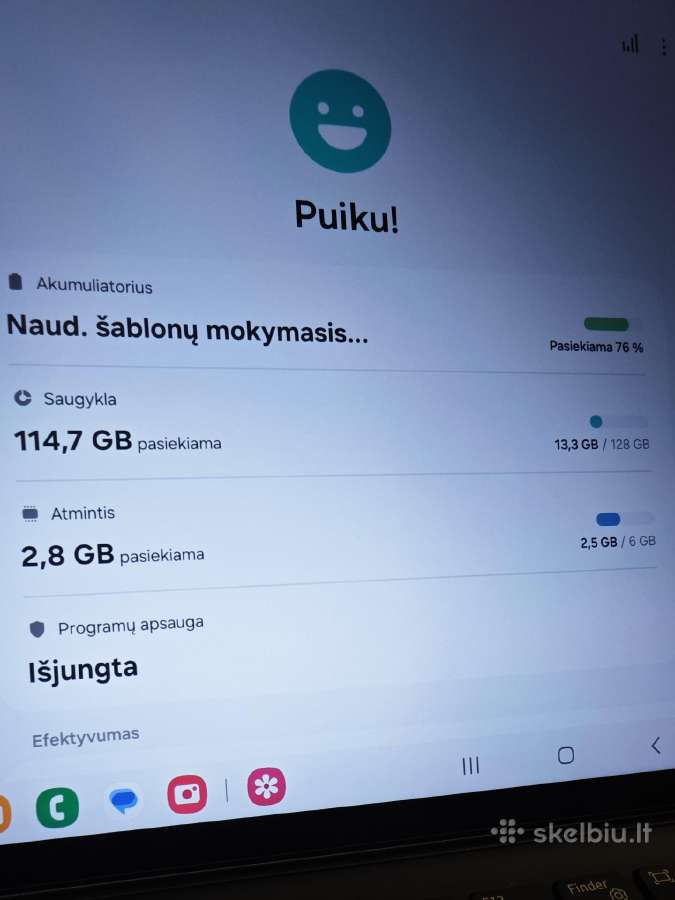 Samsung Galaxy Tab S7 Fe 5G su dėklu ir klaviatūra - nuotraukos Nr. 10
