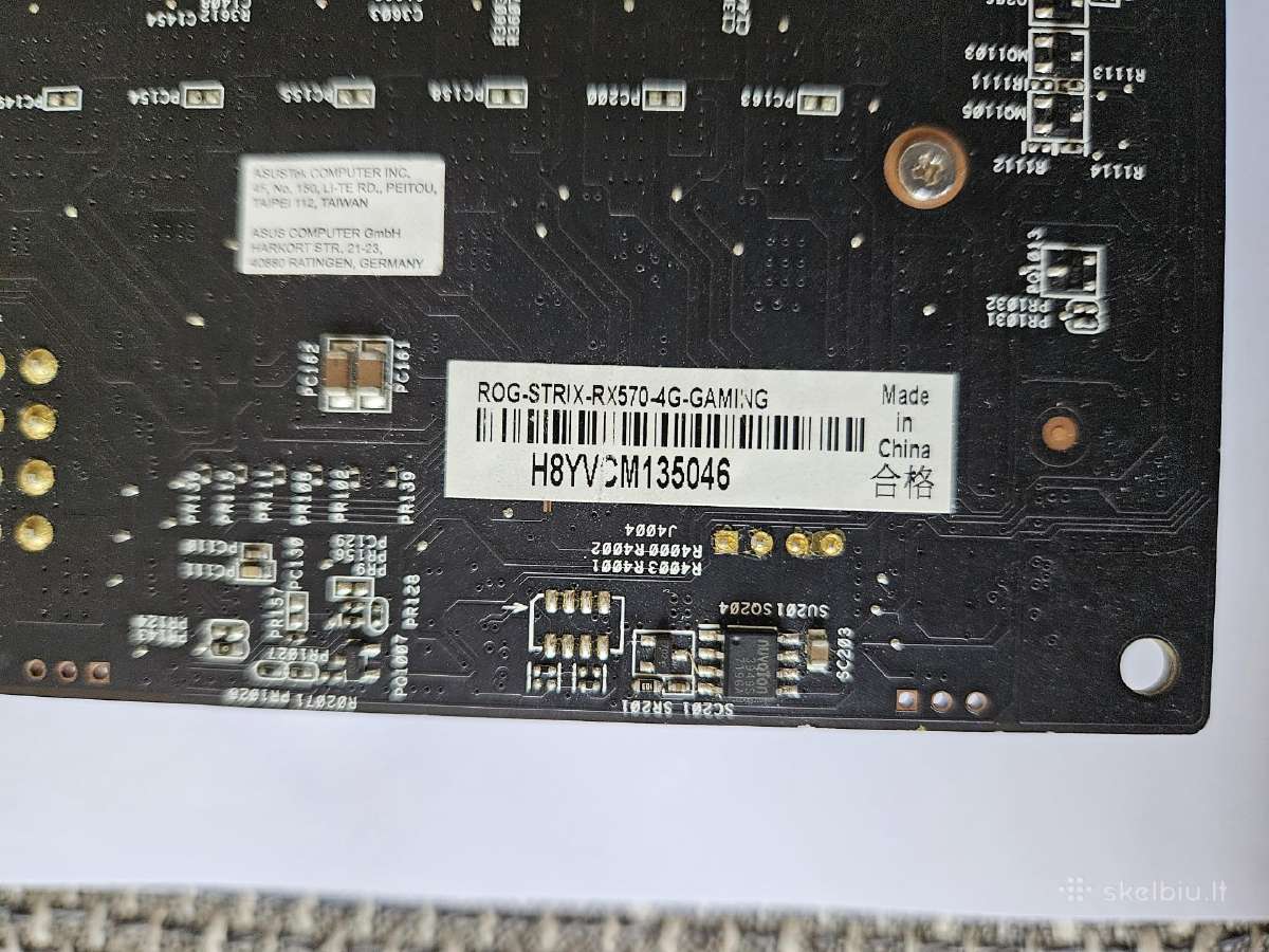 Asus Rog Strix Radeon Rx 570 4gb Gaming - nuotraukos Nr. 3