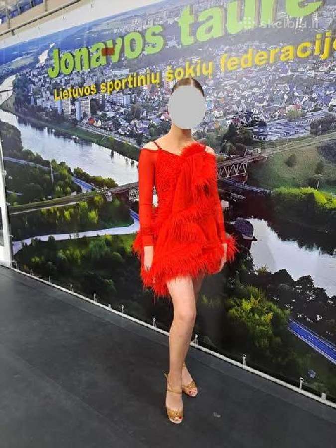 Sportinių šokių suknelė