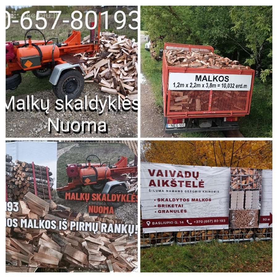 Granulės Briketai Malkos - nuotraukos Nr. 8
