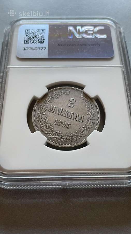 1905m. Suomija - Rusija 2 markės - nuotraukos Nr. 2