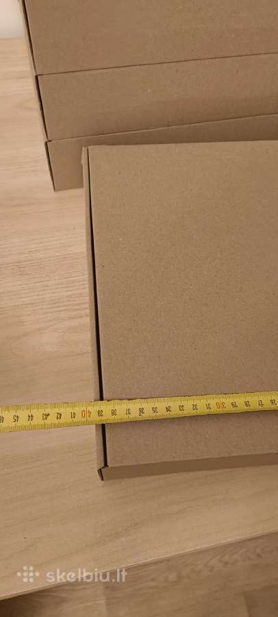 Kartoninės dėžutės el.komercijai, siuntoms 40x32x8 - nuotraukos Nr. 2