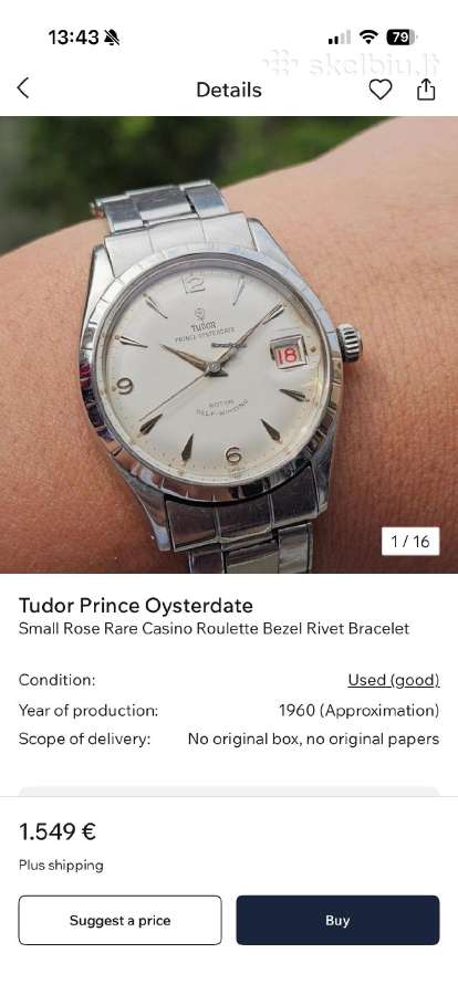 Tudor Prince Small Rose - nuotraukos Nr. 36