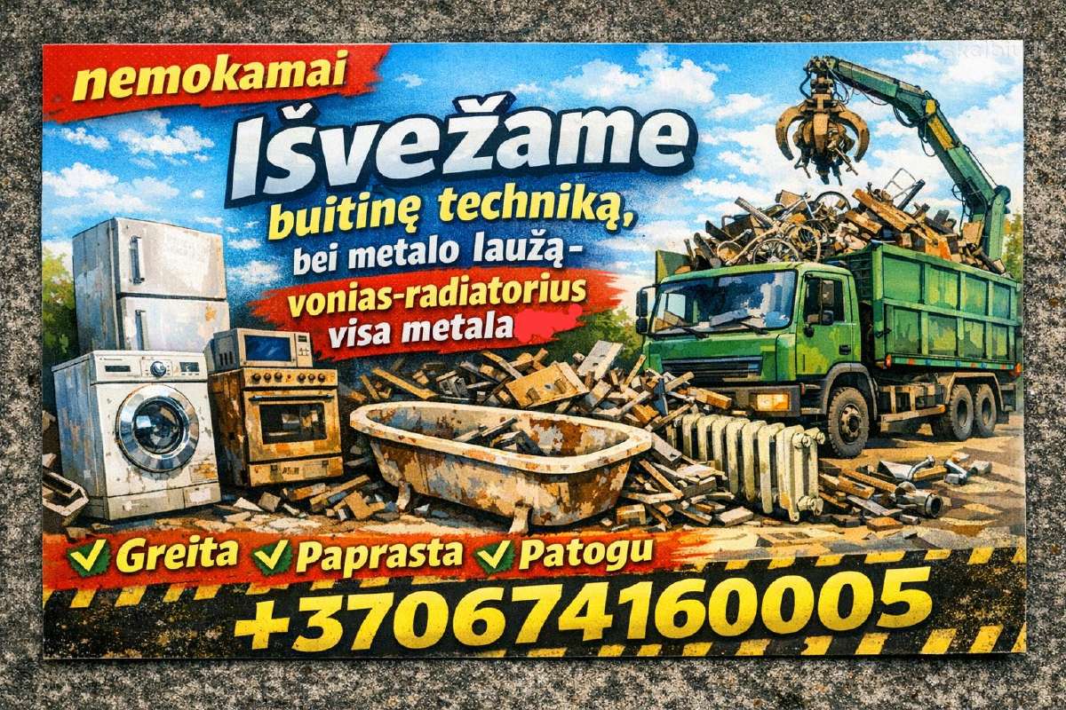 Greitai ir Nemokamai Išvežama Buitine Technika - nuotraukos Nr. 13