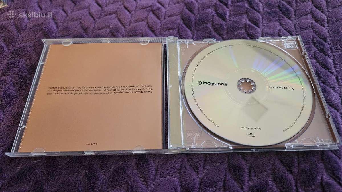 CD, Boyzone – where We Belong - nuotraukos Nr. 2