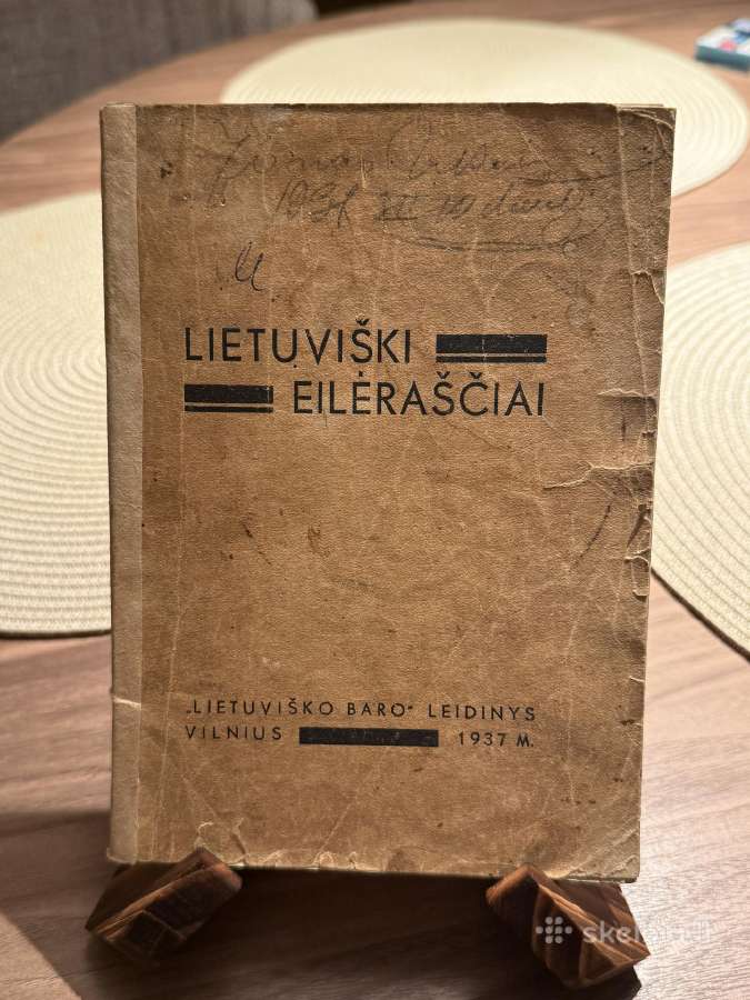 Lietuviški eilėraščiai 1937