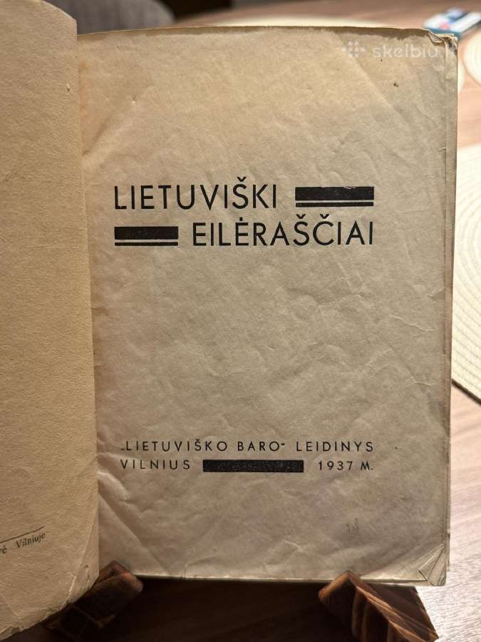 Lietuviški eilėraščiai 1937 - nuotraukos Nr. 2