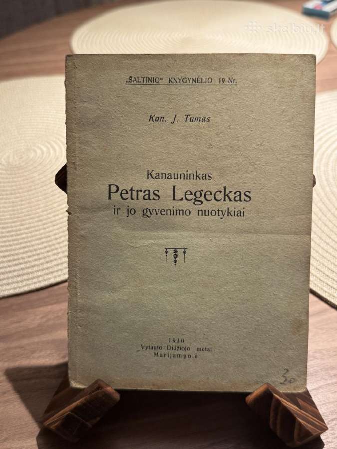 Kanauninkas Petras Legeckas 1930m.