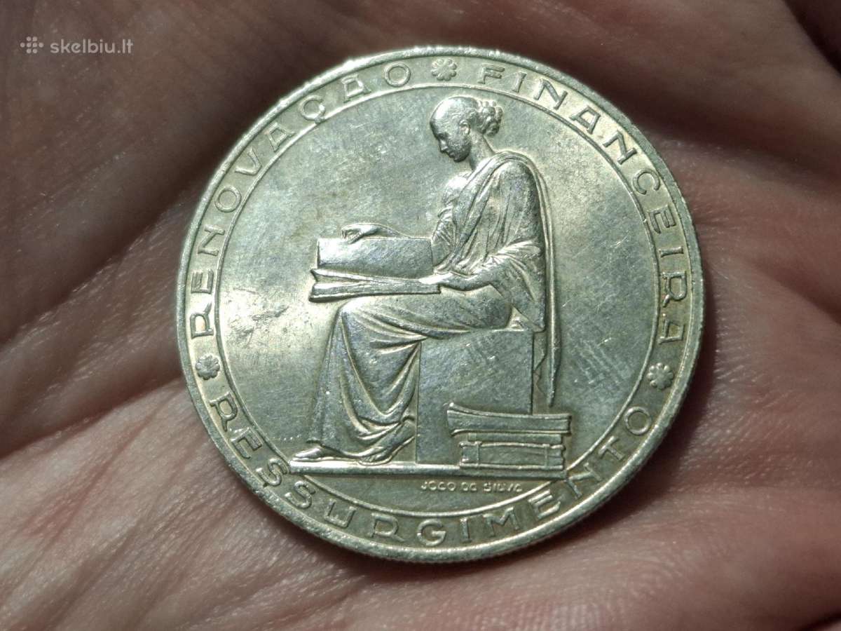 Portugalija 20 eskudų 1953 sidabras proginė