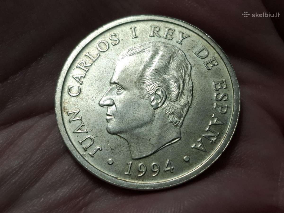 Ispanija 2000 pesetų 1994 sidabras proginė - nuotraukos Nr. 2