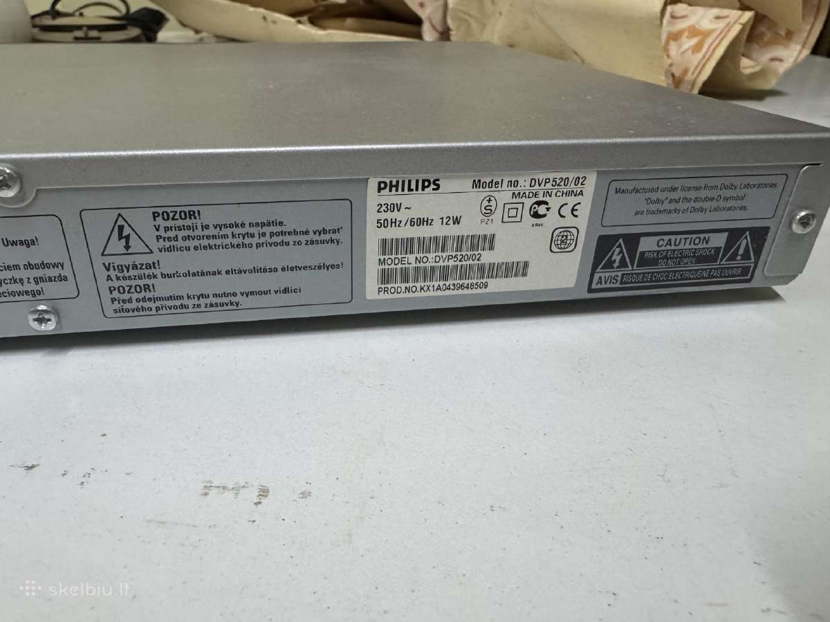 Philips dvd grotuvas - nuotraukos Nr. 3