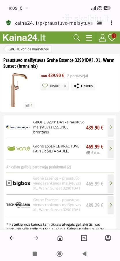 Vandens maišytuvai - nuotraukos Nr. 18