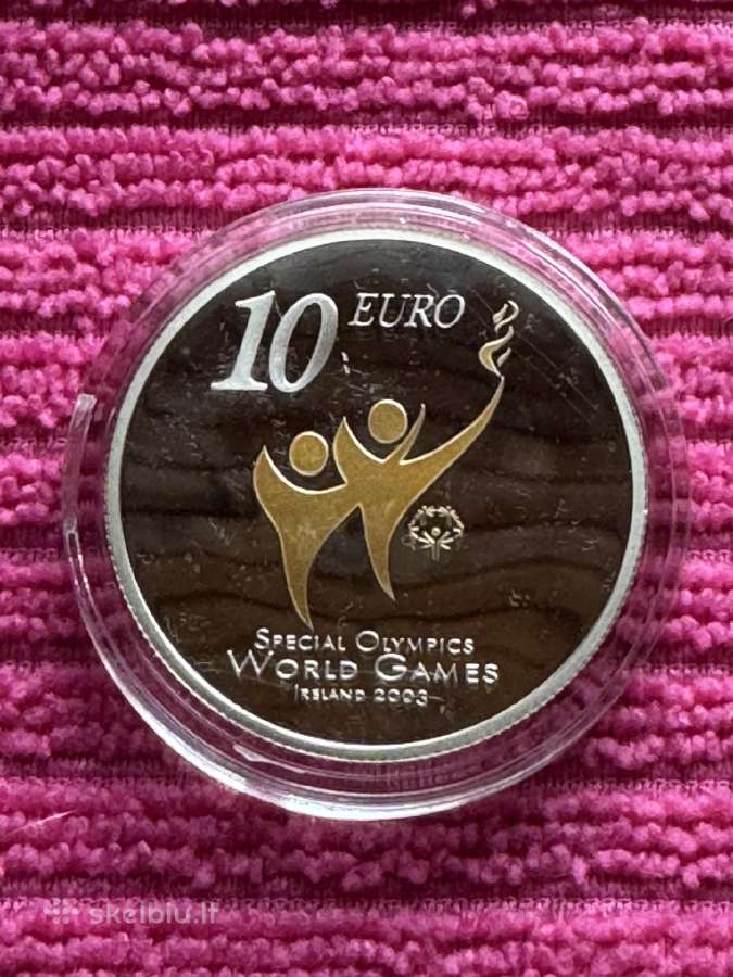 Moneta Ireland 2003m. 10 euru, sidabras(.925)
