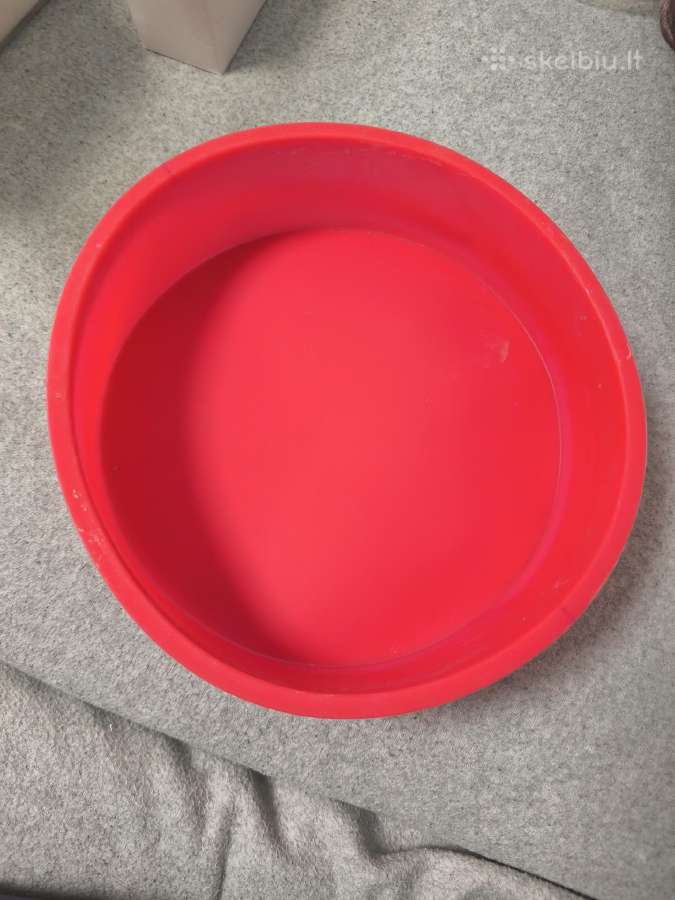 Silikoninė kepimo forma apvali, 21.5 cm