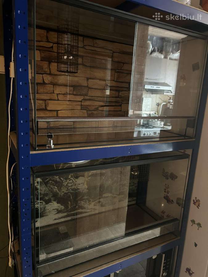 Terariumas 80x40x50 - 60 eur - nuotraukos Nr. 2