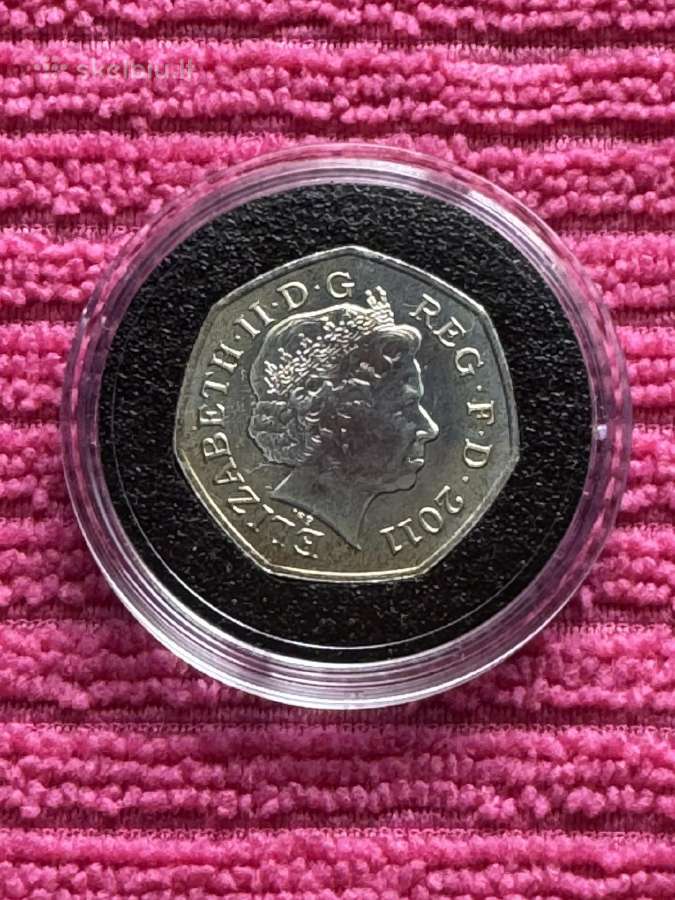 Moneta UK 2011m. 50 pensu, sidabras(.925) - nuotraukos Nr. 2