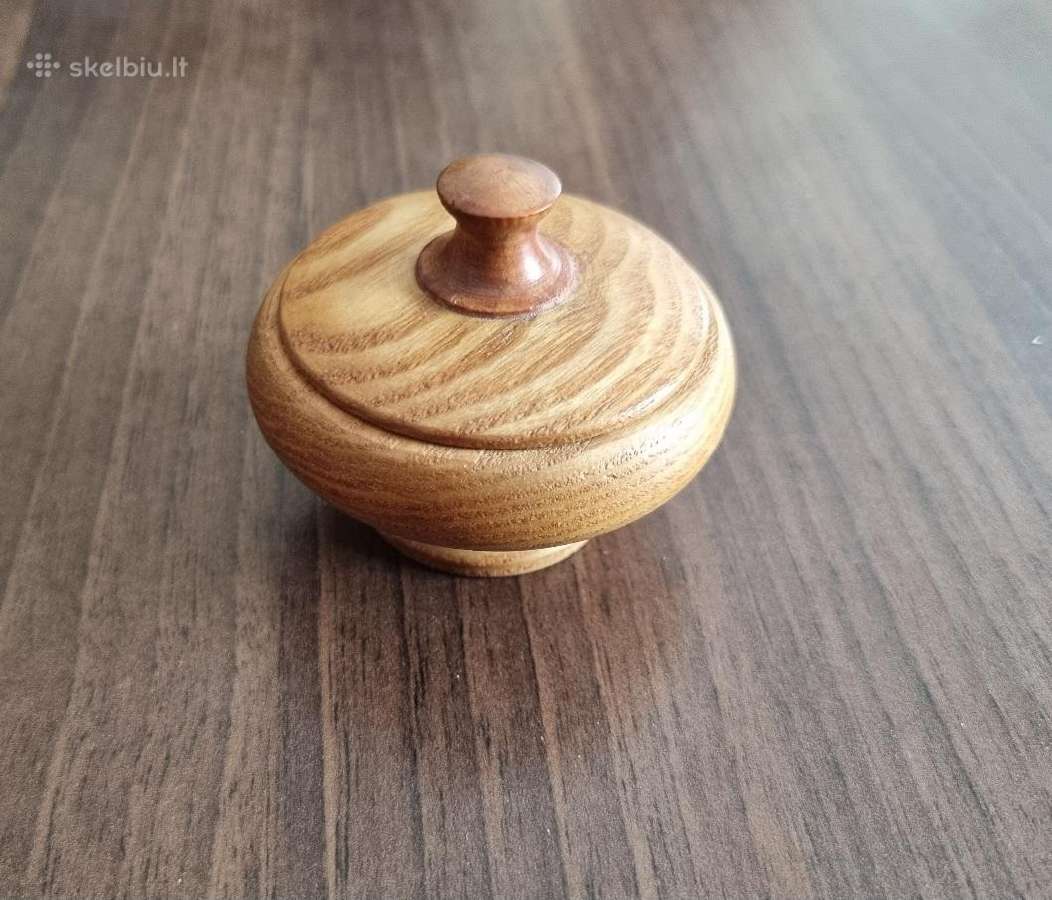 Medinis indelis su dangteliu žiedui/auskarams/kt. - nuotraukos Nr. 2